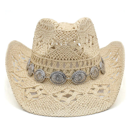 Sun-Ready Durable Straw Cowboy Hat