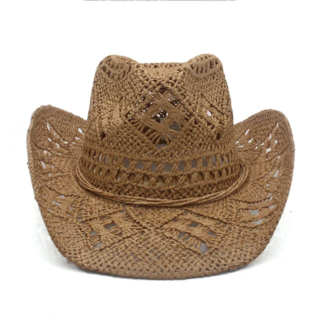 Rustic Elegance Straw Cowboy Hat