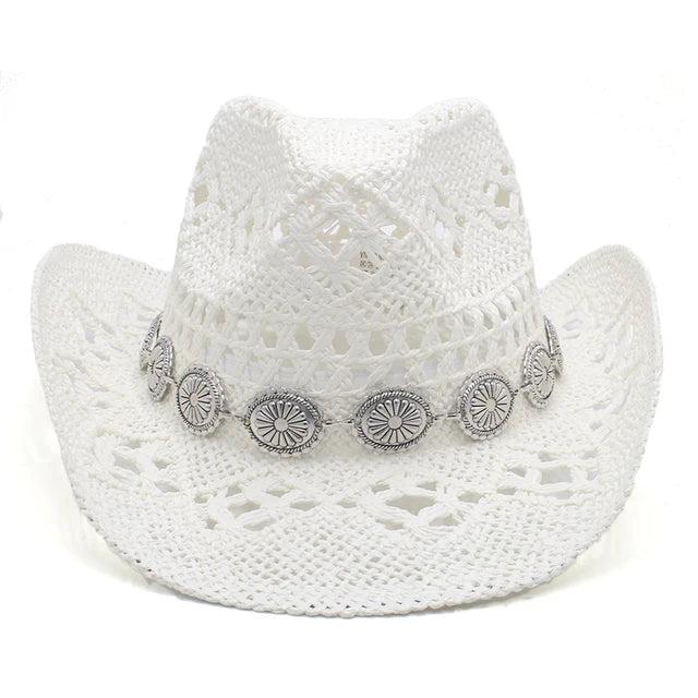 Sun-Ready Durable Straw Cowboy Hat