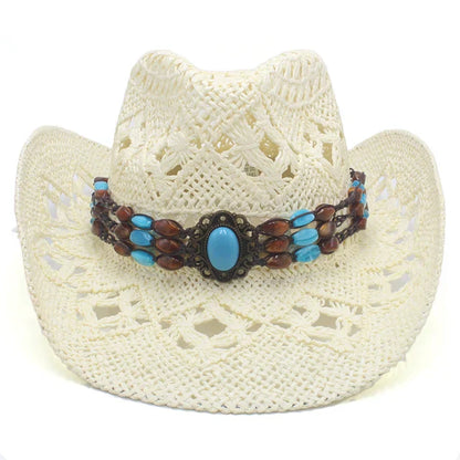 Rustic Elegance Straw Cowboy Hat