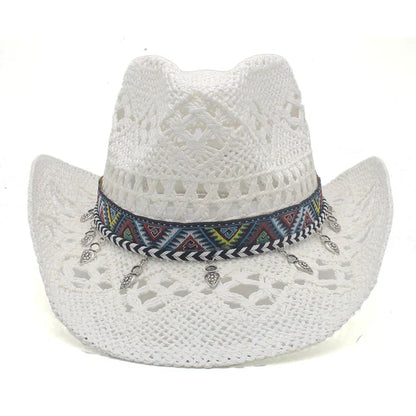 Effortlessly Chic Straw Cowboy Hat