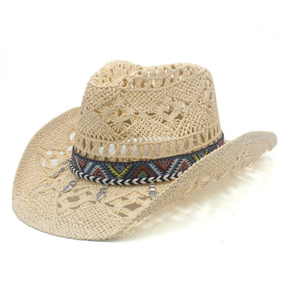 Effortlessly Chic Straw Cowboy Hat