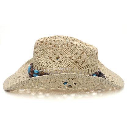 Rustic Elegance Straw Cowboy Hat