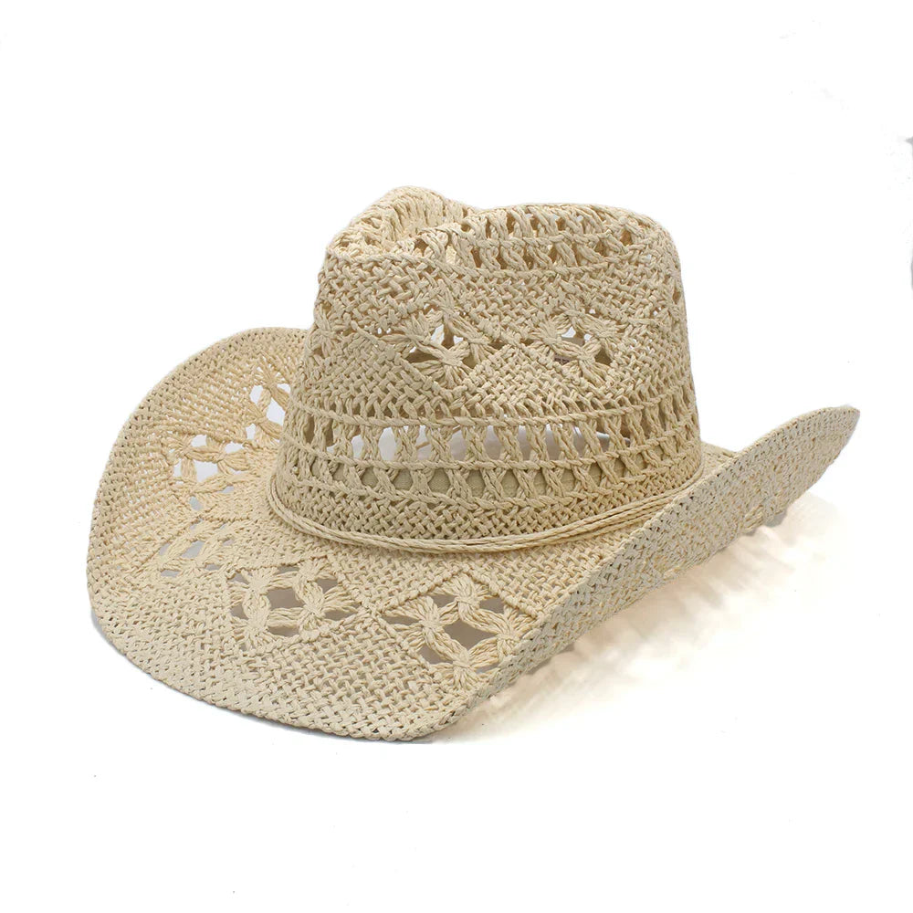 Rustic Elegance Straw Cowboy Hat