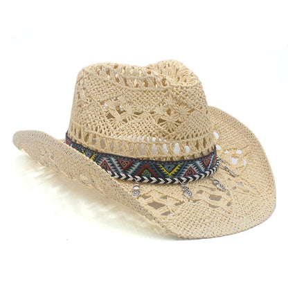 Effortlessly Chic Straw Cowboy Hat