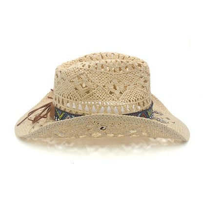 Effortlessly Chic Straw Cowboy Hat