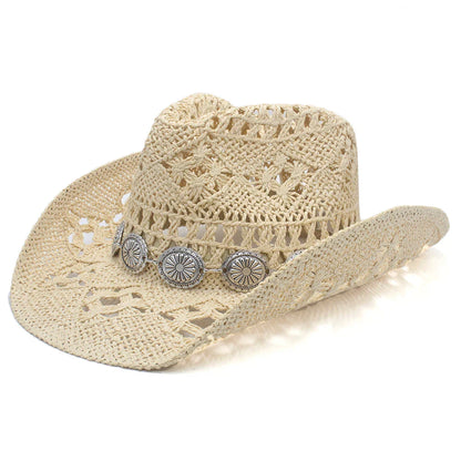 Sun-Ready Durable Straw Cowboy Hat