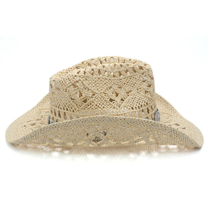 Sun-Ready Durable Straw Cowboy Hat