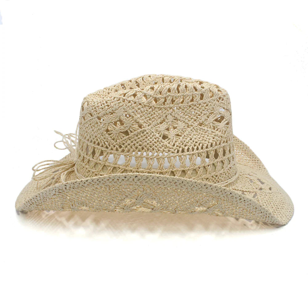 Rustic Elegance Straw Cowboy Hat