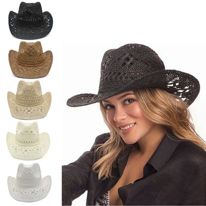 Rustic Elegance Straw Cowboy Hat