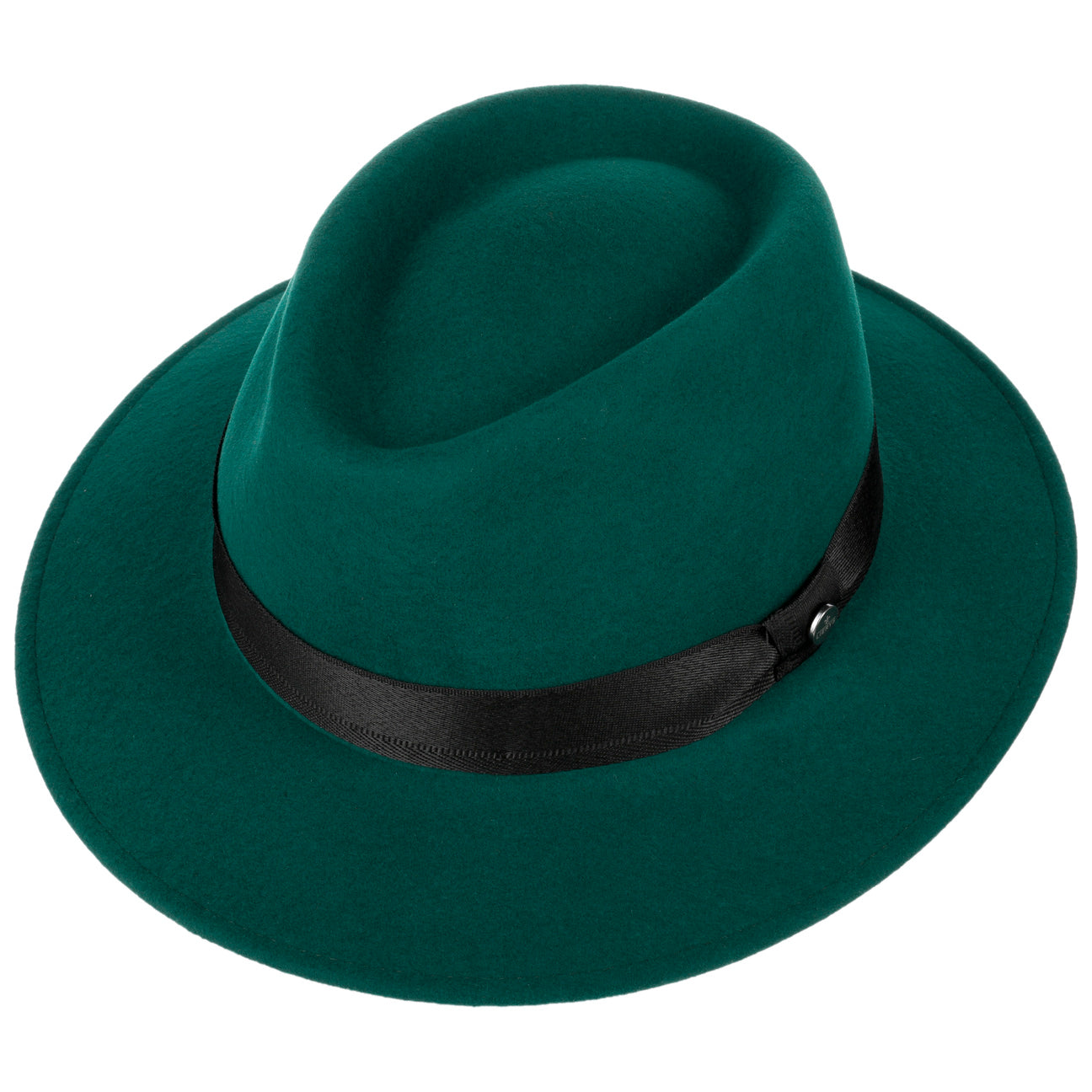 Green Traveller Felt Fedora Hat