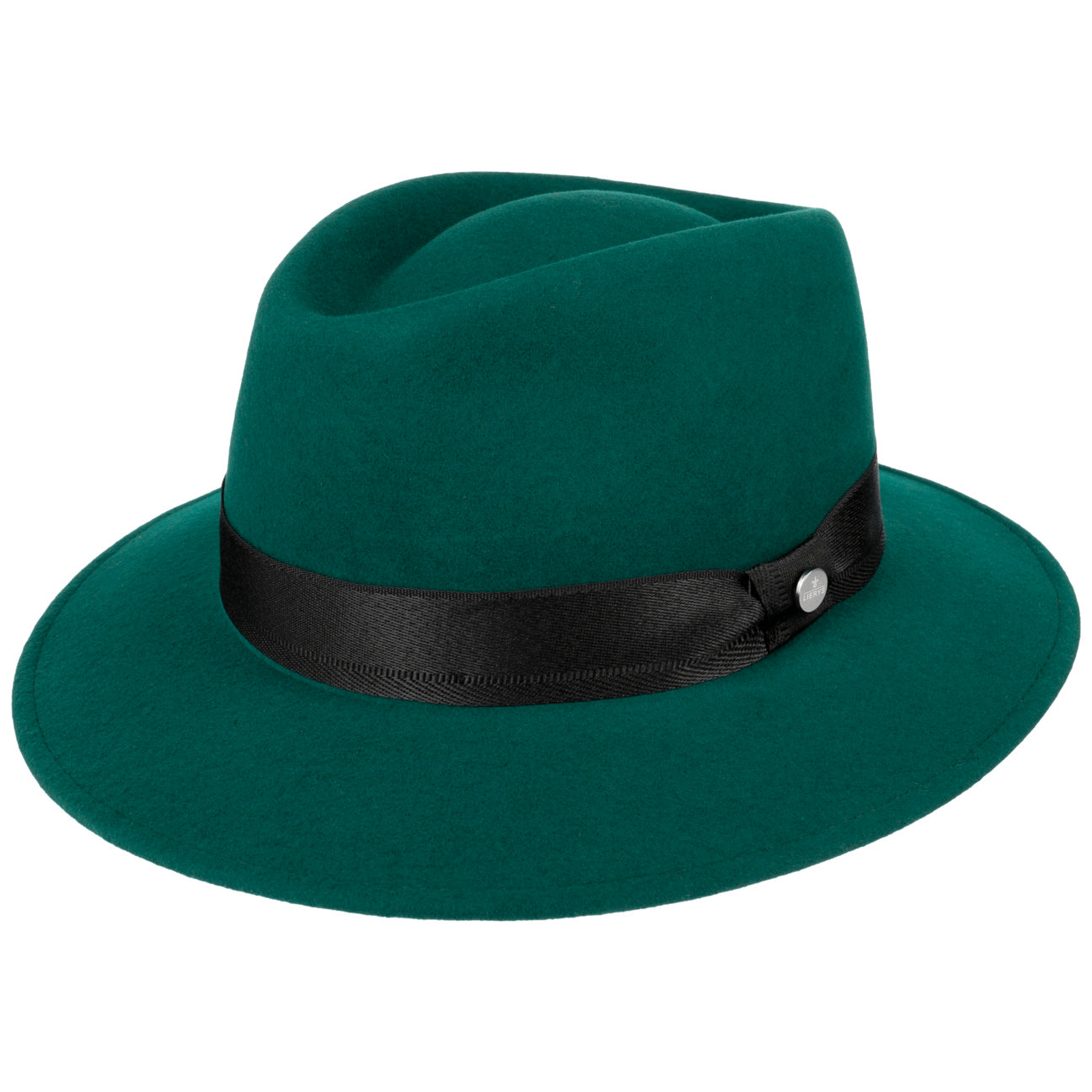 Green Traveller Felt Fedora Hat