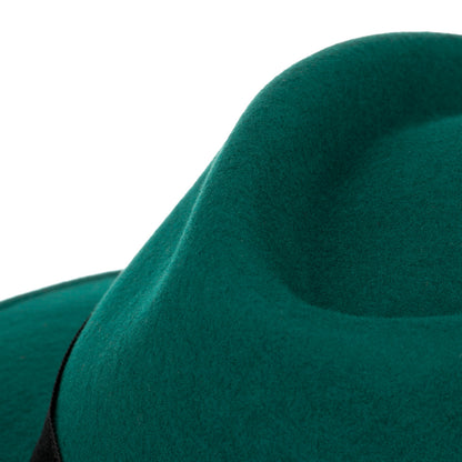 Green Traveller Felt Fedora Hat