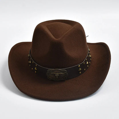 Bison Collection Wool Western Cowboy Hat