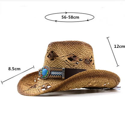 Breathable Large Wide Brim cowboy hat