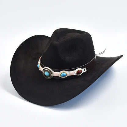 Suede Western Cowboy Hat