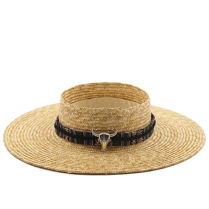 New Womens Summer Hats New Large Brim Straw Hat Summer Hats For Women Beach Cap Empty Top Sun Hat Straw summer hat for women