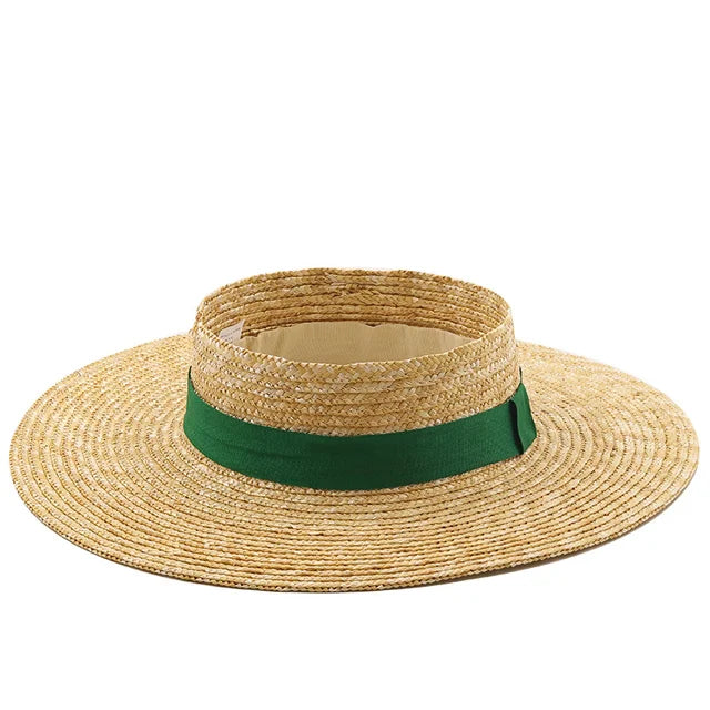 New Womens Summer Hats New Large Brim Straw Hat Summer Hats For Women Beach Cap Empty Top Sun Hat Straw summer hat for women