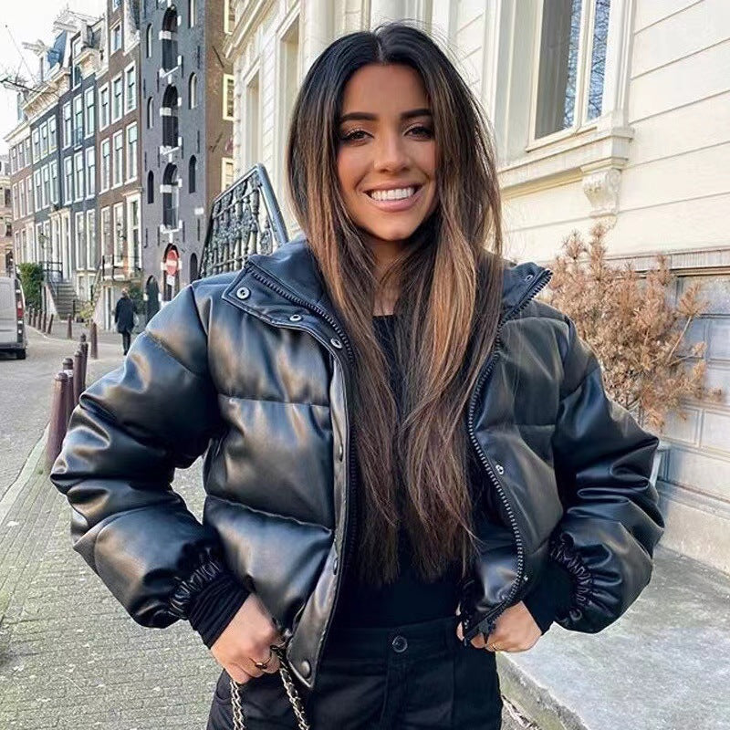 Faux Leather Jacket