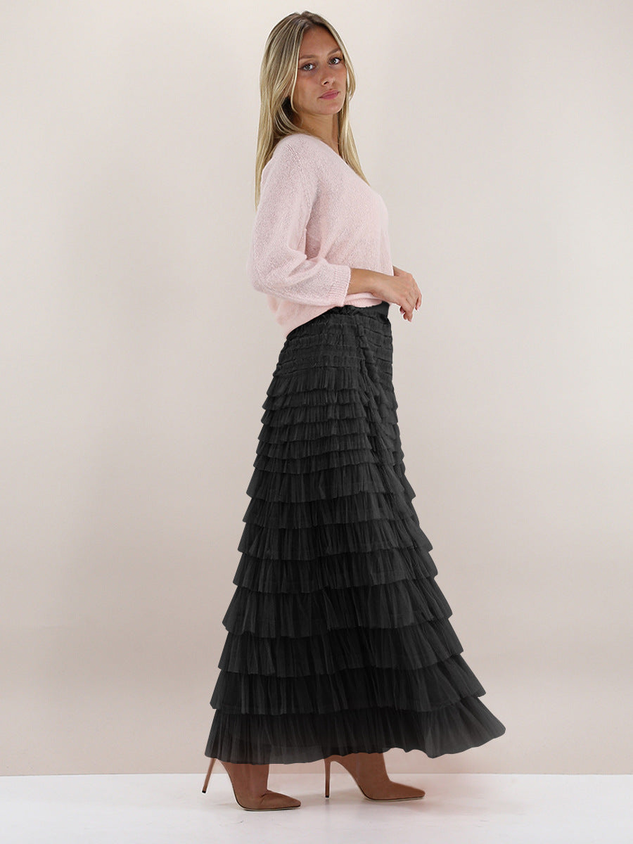 Gauze Cake Skirt