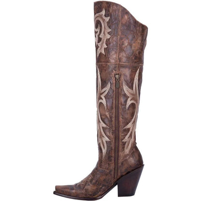 Embroidered High Boots Mid Heel Women's Boots Ethnic Style