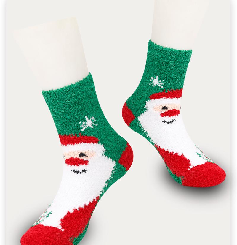 Coral Velvet Christmas Stockings