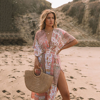 Aria Boho Midi Dress