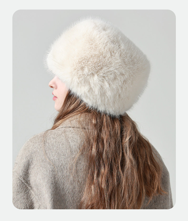 Imitation Mink Hair Warm Hat