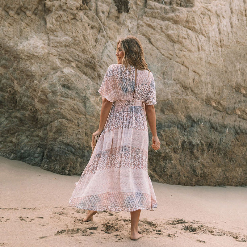 Aria Boho Midi Dress