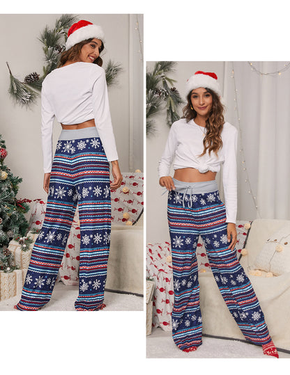 Christmas Print Slacks