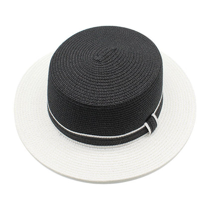 Chic Straw Boater Hat