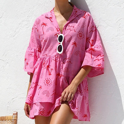 Capri Shirt Mini Dress