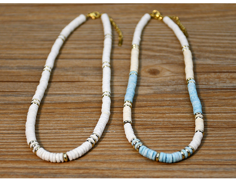 Sea Shell Beaded Necklace