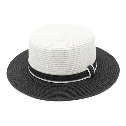 Chic Straw Boater Hat