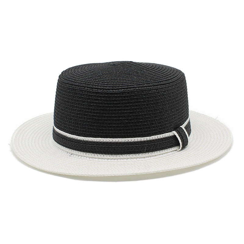 Chic Straw Boater Hat