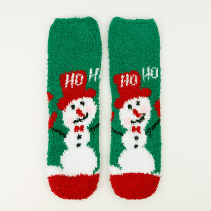 Coral Velvet Christmas Stockings