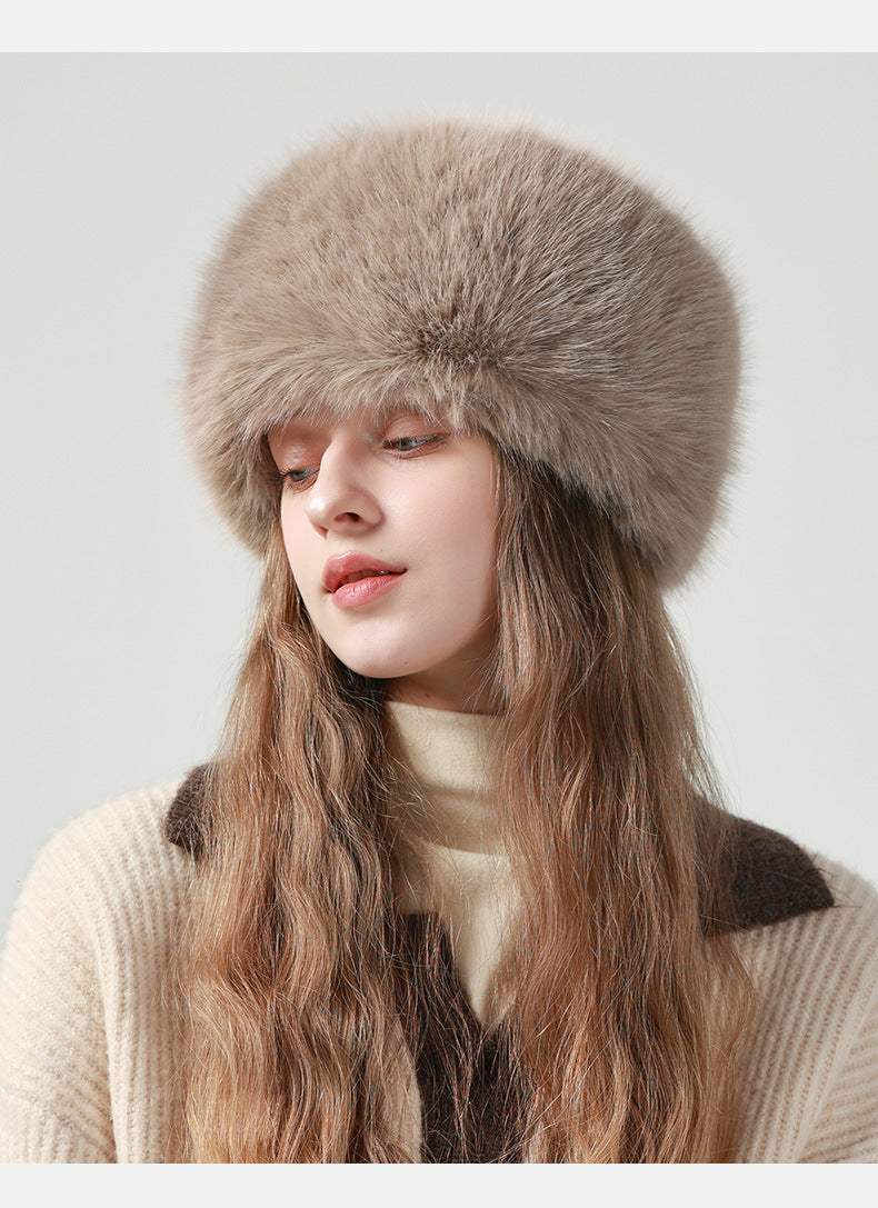 Imitation Mink Hair Warm Hat