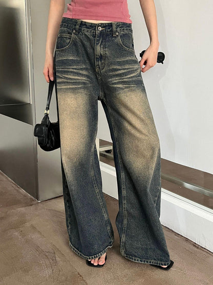 Make Old Baggy Wide-Leg Jeans