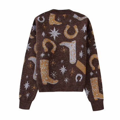 Western Cowgirl's Dreams Sweater