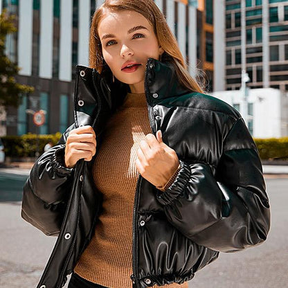 Faux Leather Jacket