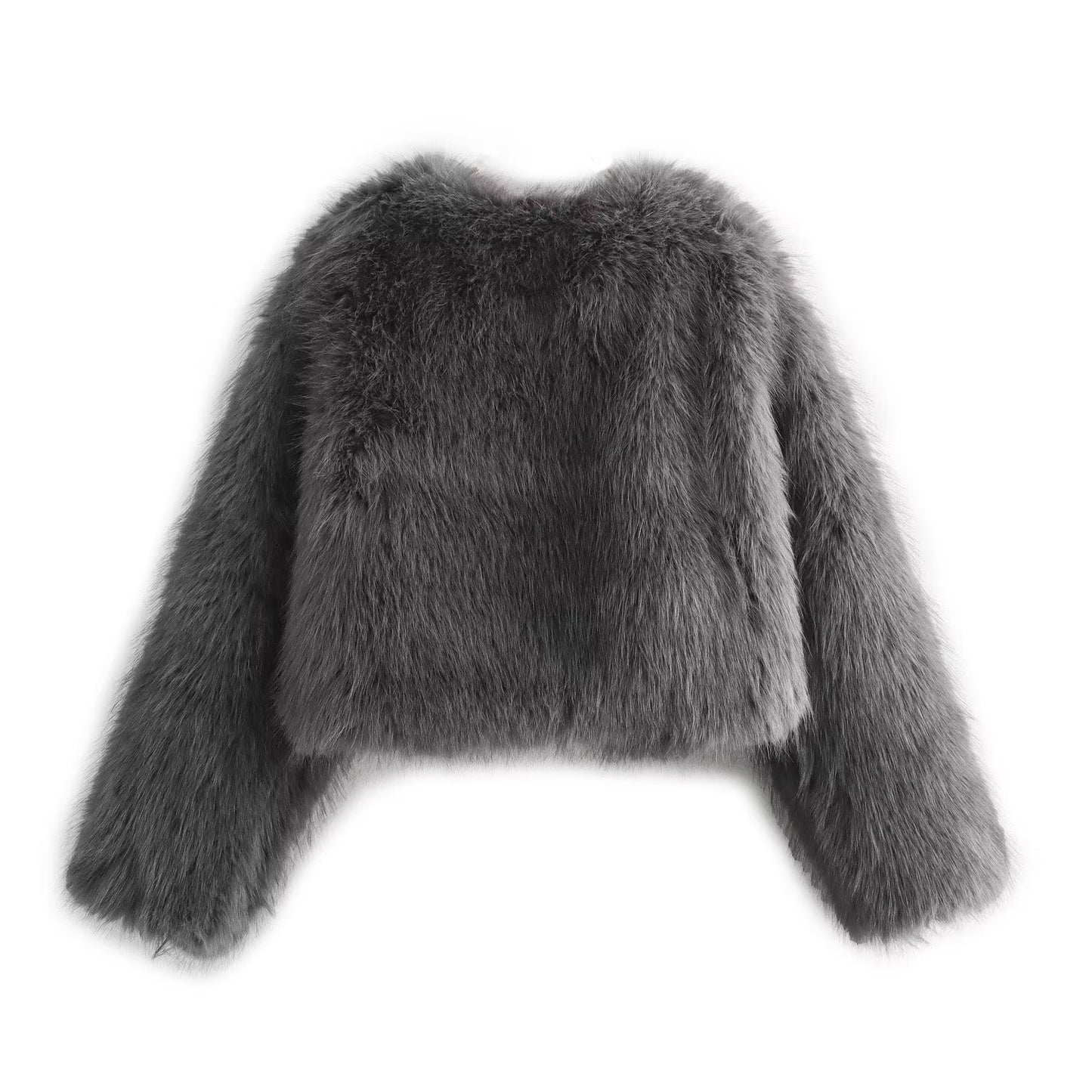 Short Faux Fur Jacket