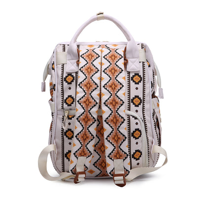 Retro Bohemian Aztec Ethnic Style Multifunctional Backpack