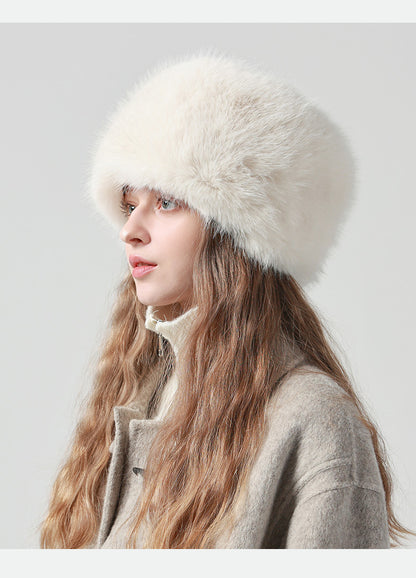 Imitation Mink Hair Warm Hat