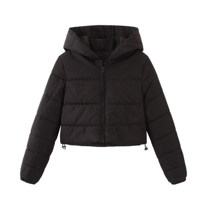 Short Hooded Padded Jacket