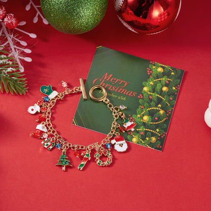 Christmas Pendant Bracelet