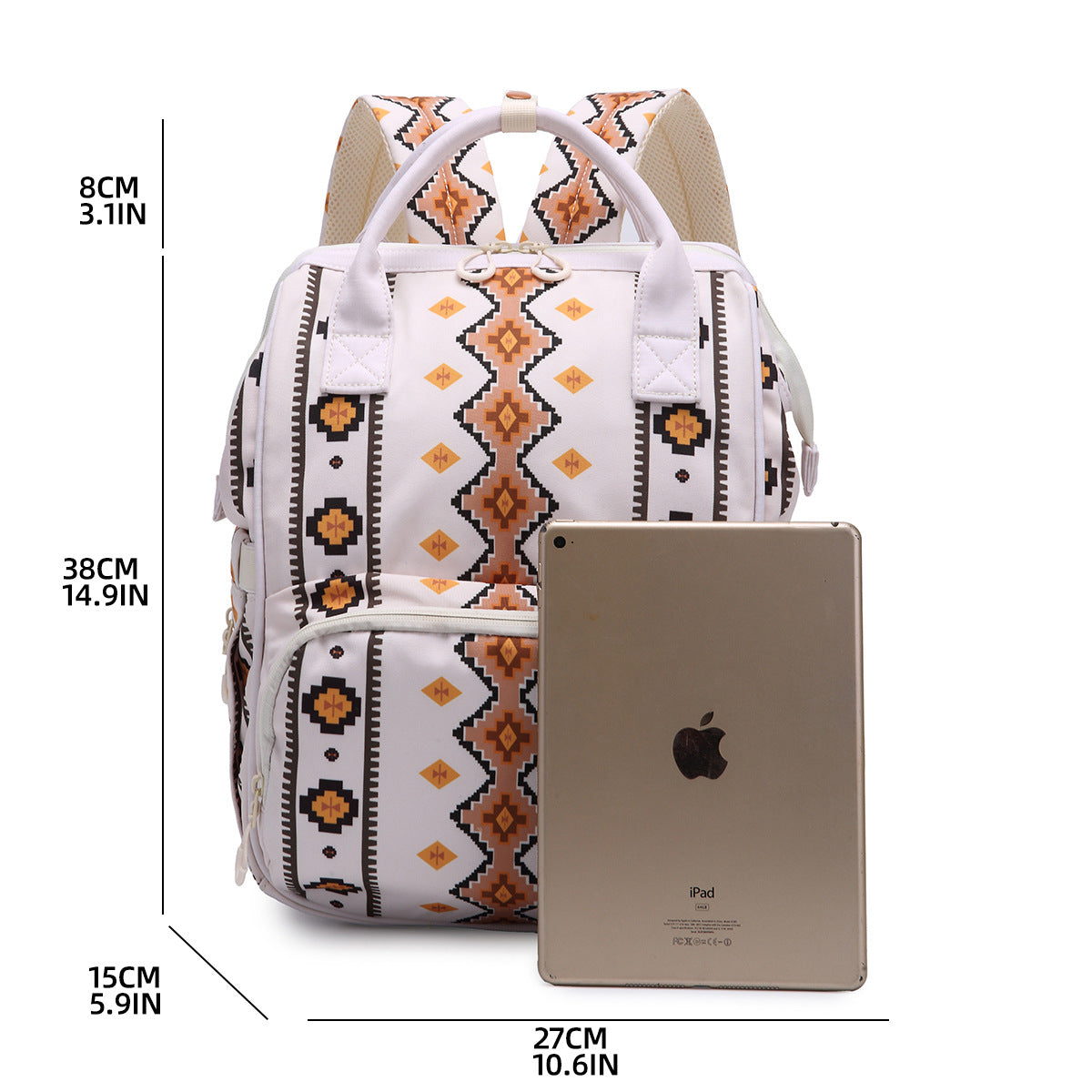 Retro Bohemian Aztec Ethnic Style Multifunctional Backpack