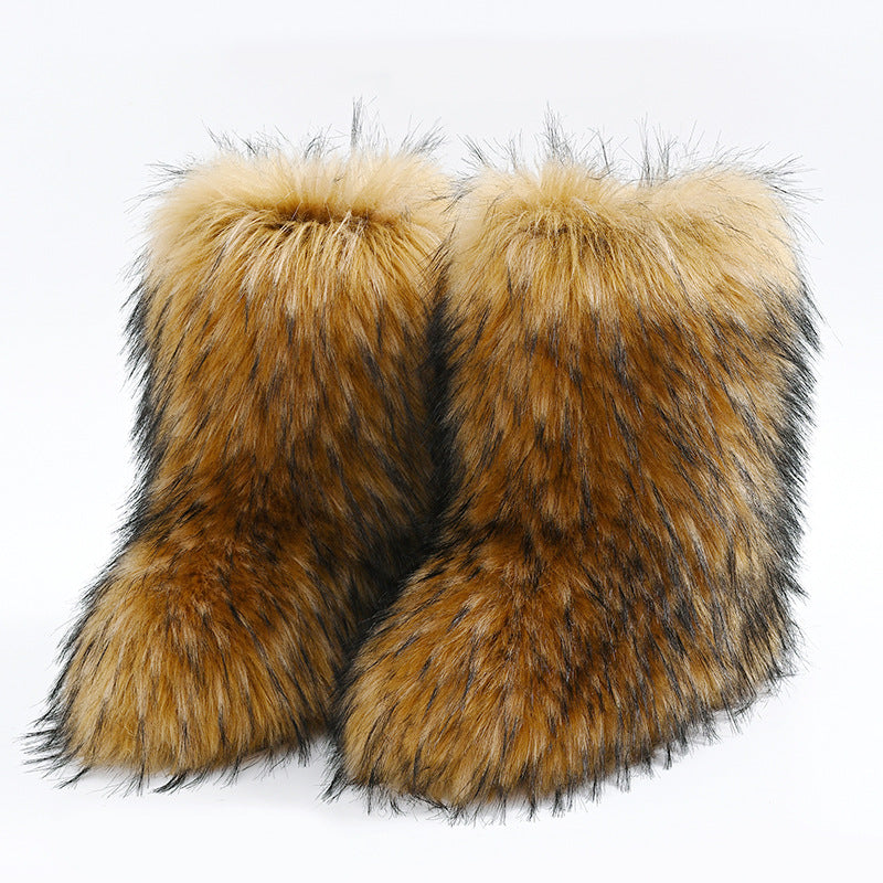 Faux Fur Boots