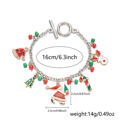 Christmas Pendant Bracelet