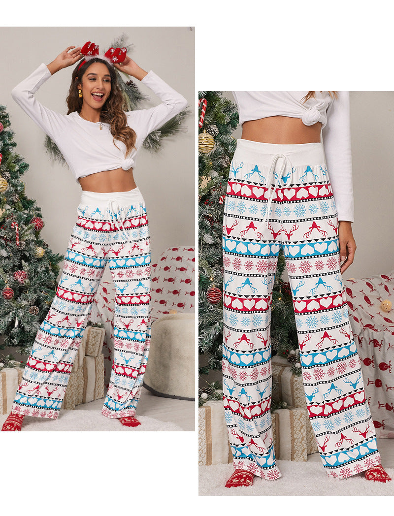 Christmas Print Slacks