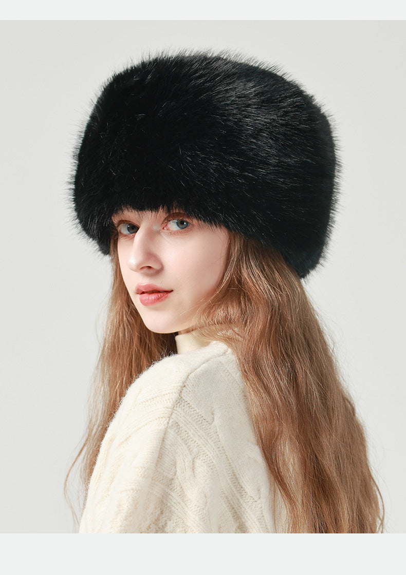 Imitation Mink Hair Warm Hat